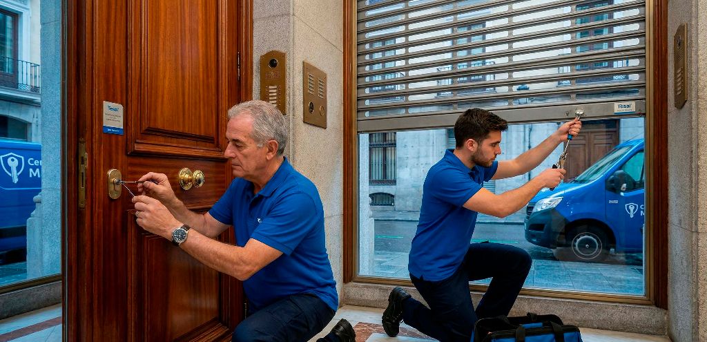 Arreglo de persianas metálicas en Argüelles